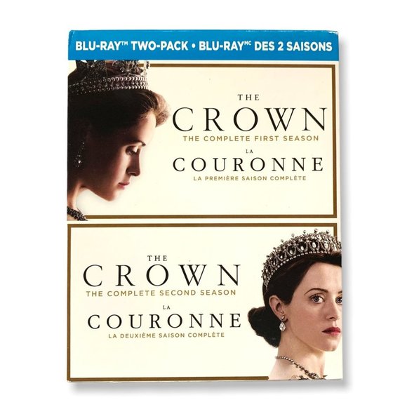 The Crown - Season 1-2 Set (Bilingual) Blu-Ray - NEVER PLAYED, 1 SEALED - Picture 1 of 12
